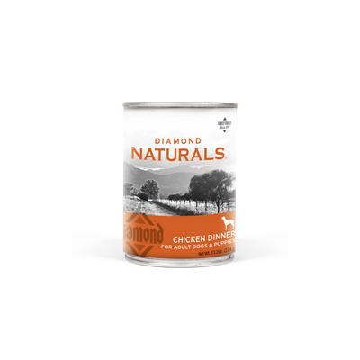 Diamond Naturals Chicken Dinner Wet Canned Food For Adult Dogs and Puppies  Canned Dog Food  | PetMax Canada