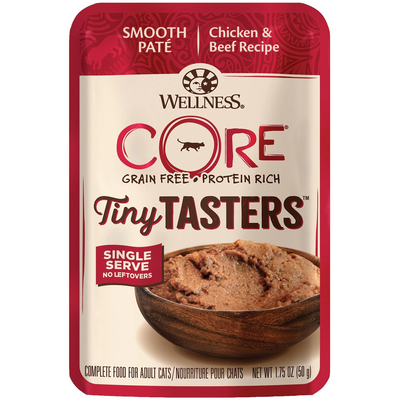 Wellness CORE Tiny Tasters Chicken & Beef Wet Cat Food  Canned Cat Food  | PetMax Canada