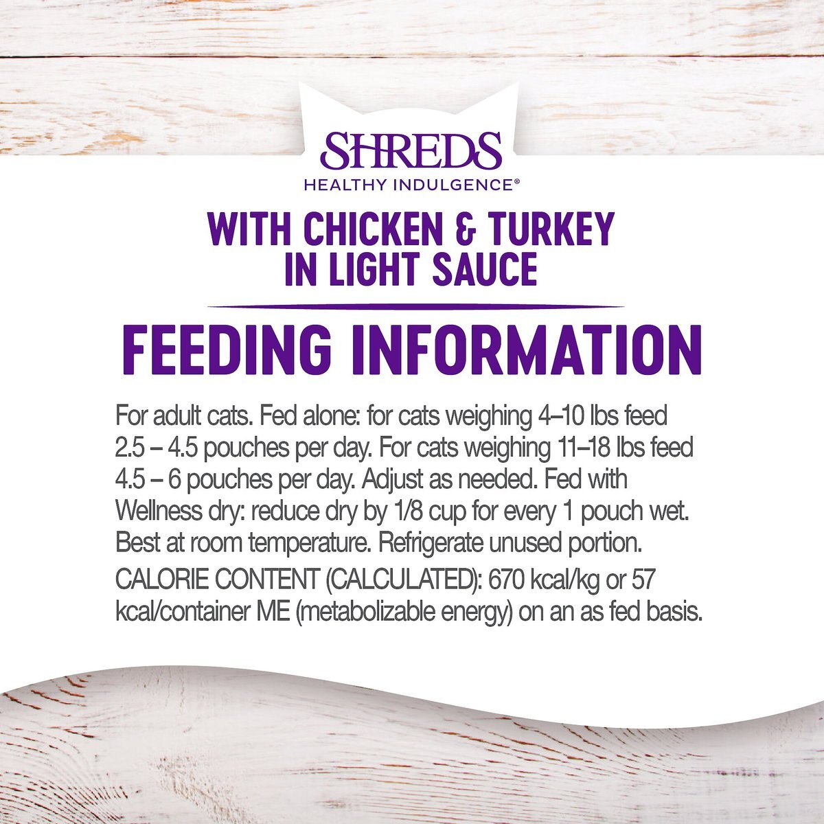 Wellness Healthy Indulgence Shreds Chicken & Turkey in Light Sauce Wet Cat Food  Canned Cat Food  | PetMax Canada