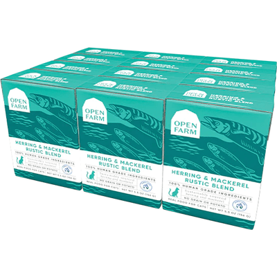 Open Farm Wet Cat Food Herring & Mackerel Rustic Blend - 156g - Canned Cat Food - Open Farm - PetMax Canada