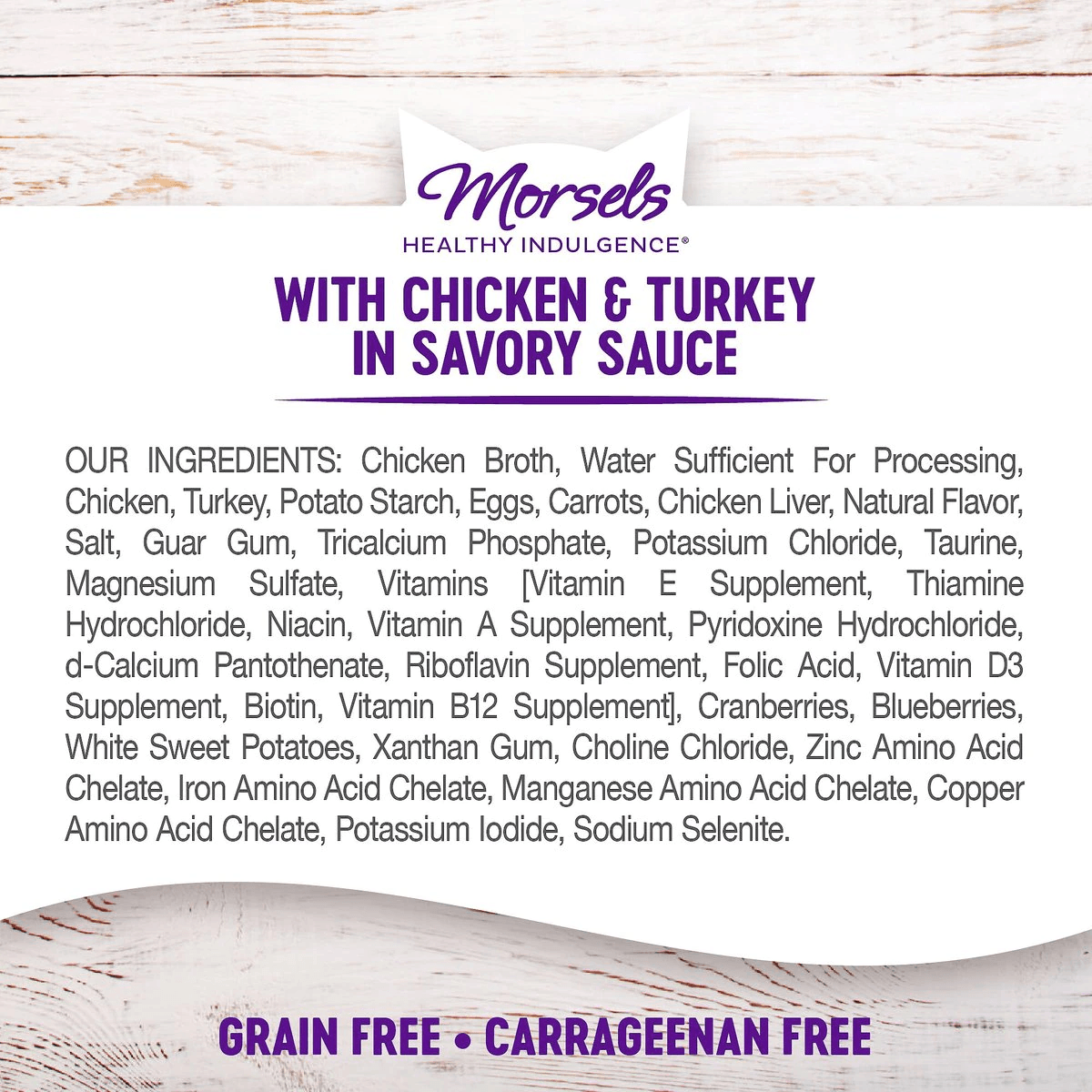 Wellness Healthy Indulgence Morsels Chicken & Turkey Wet Cat Food - 85g - Canned Cat Food - Wellness - PetMax Canada