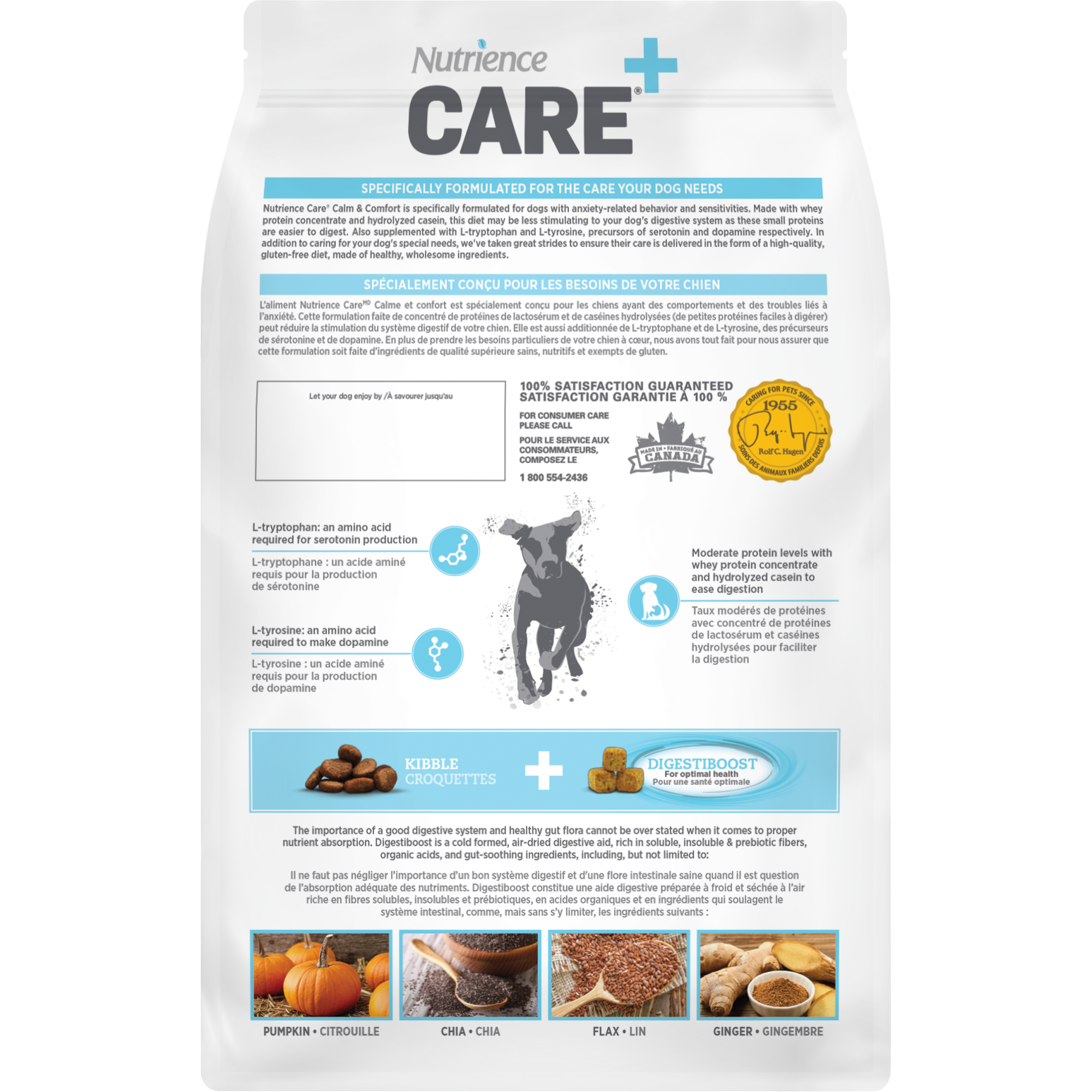 Nutrience Care Dog Food Calm & Comfort  Dog Food  | PetMax Canada
