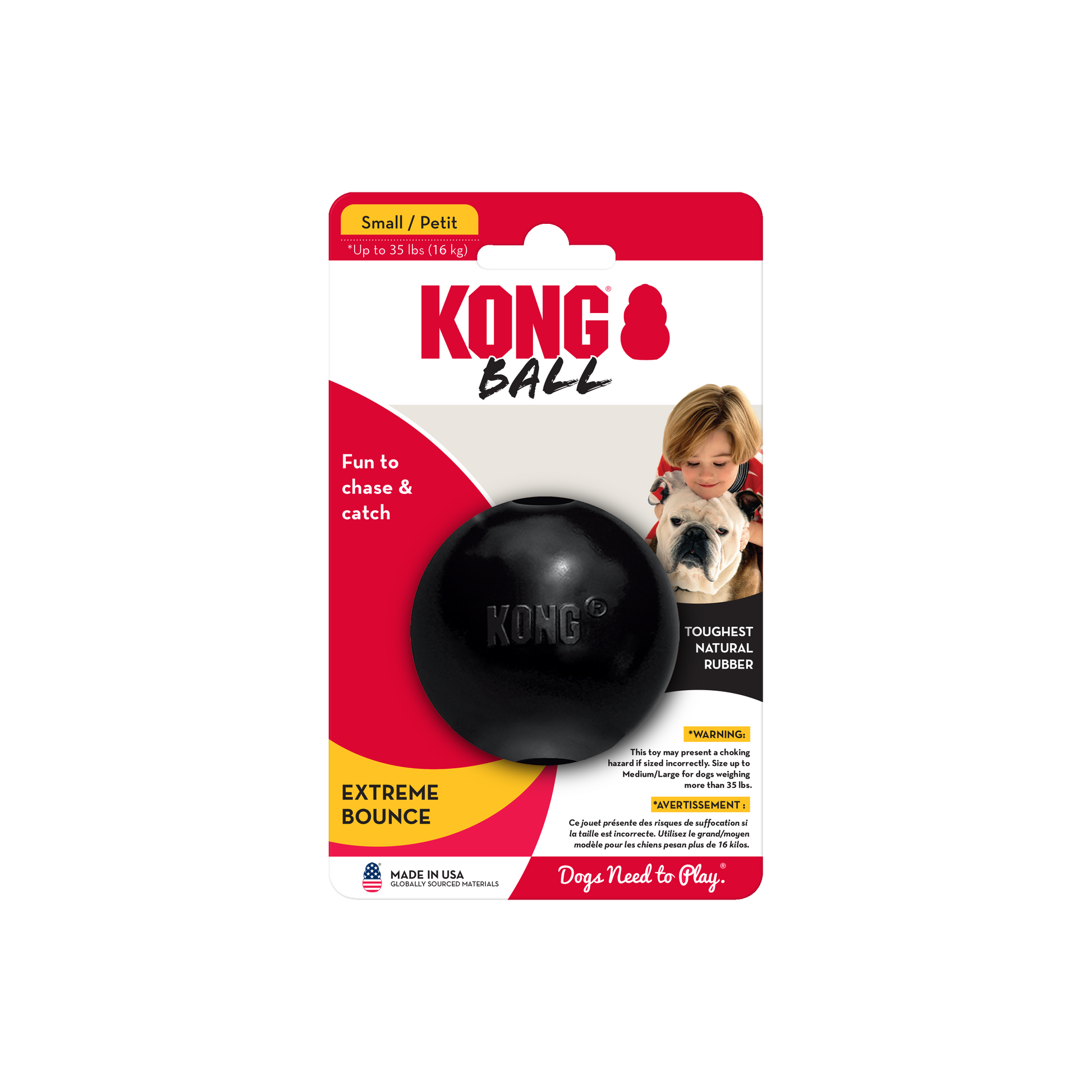 Kong Extreme Ball  Dog Toys  | PetMax Canada