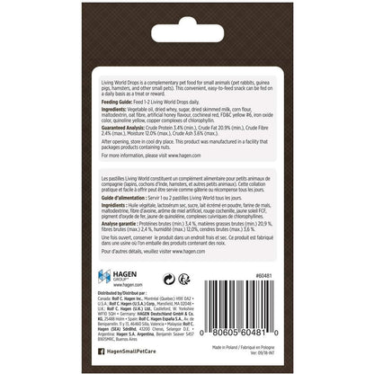 Living World Small Animal Drops Multi Mix - 75g - Small Animal Food Treats - Living World - PetMax Canada