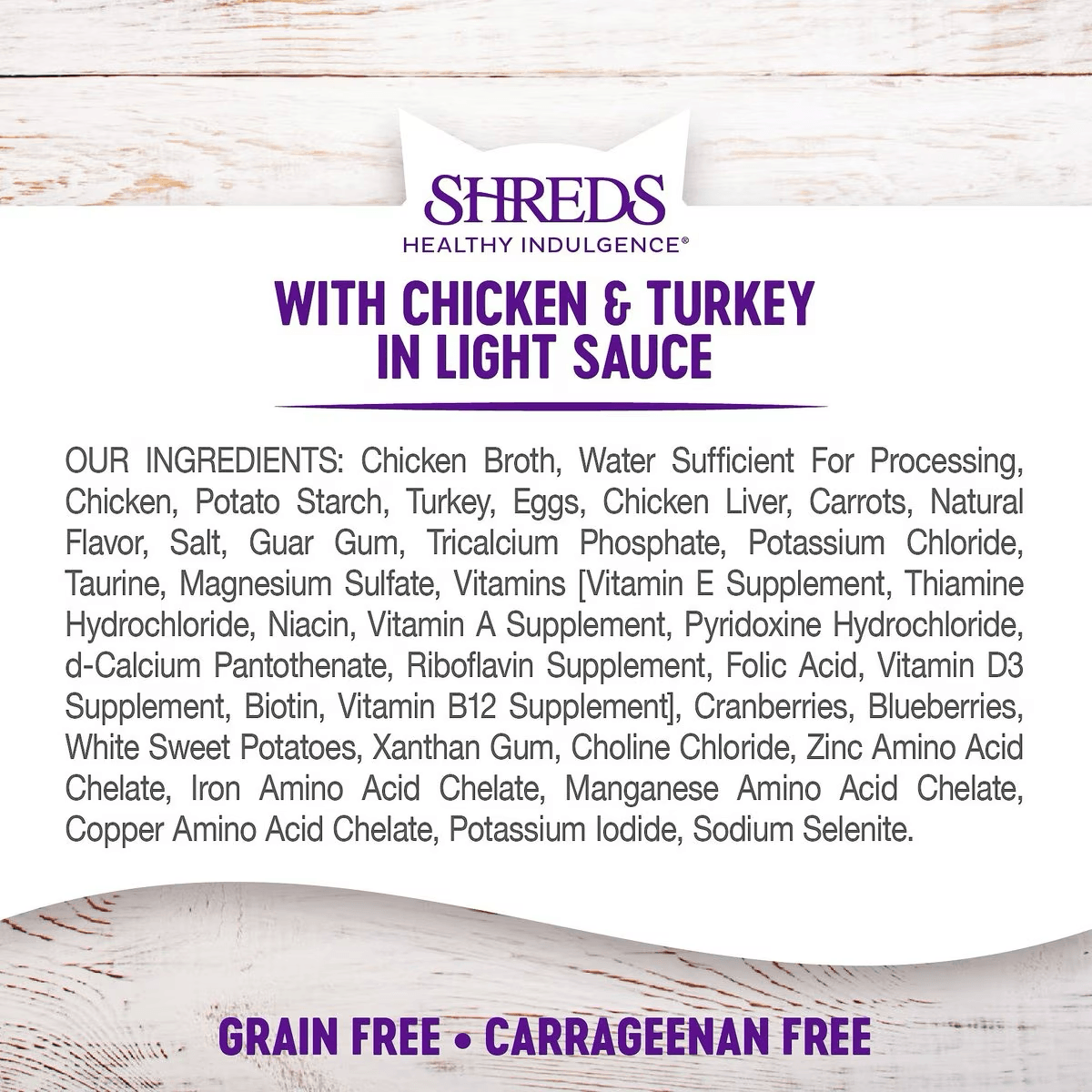 Wellness Healthy Indulgence Shreds Chicken & Turkey in Light Sauce Wet Cat Food - 85g - Canned Cat Food - Wellness - PetMax Canada