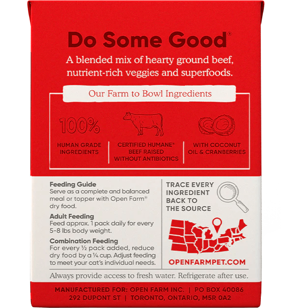 Open farm wet cat food hot sale