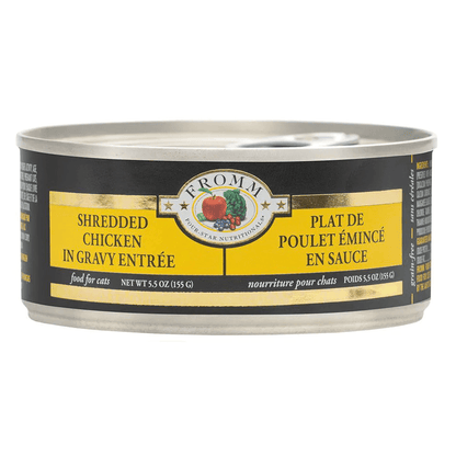Fromm Four Star Canned Cat Food Shredded Chicken - 156g - Canned Cat Food - Fromm - PetMax Canada
