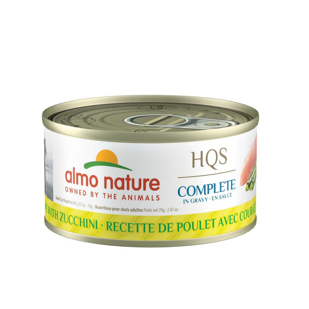Almo Nature Complete Chicken and Tuna Recipe with Zucchini In Gravy  Canned Cat Food  | PetMax Canada