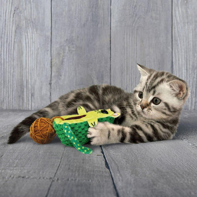 Kong Cat Toy Wrangler Avocado - Avocado - Cat Toys - Kong - PetMax Canada