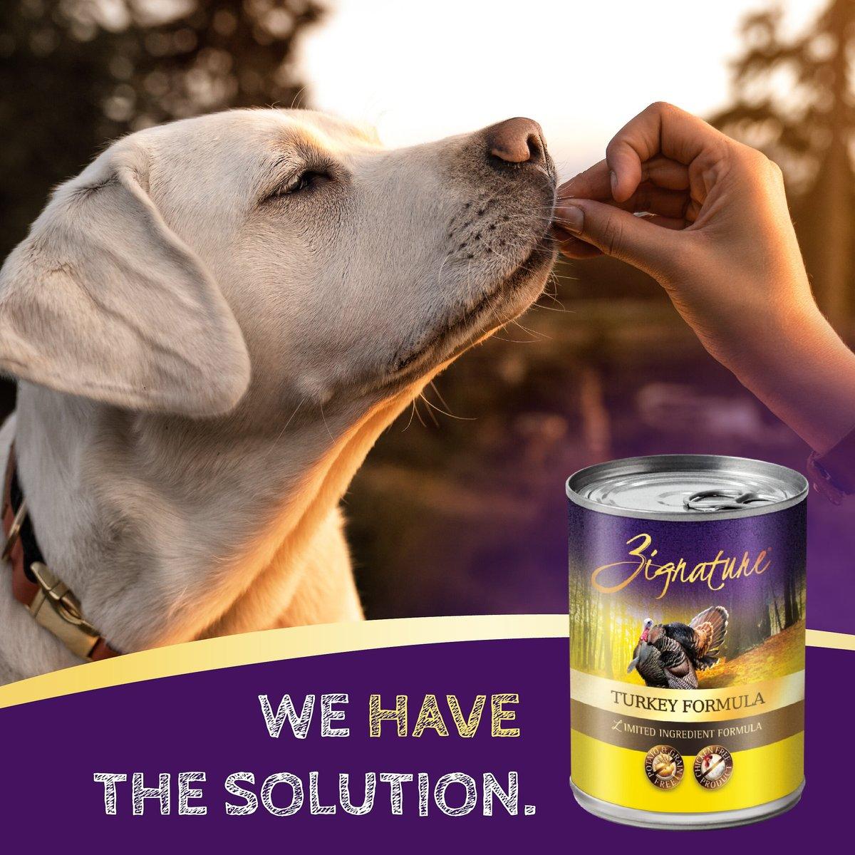 Zignature Turkey Limited Ingredient Formula Grain-Free Canned Dog Food  Canned Dog Food  | PetMax Canada