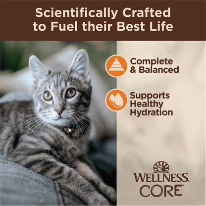 Wellness CORE Tiny Tasters Minced Chicken in Gravy Wet Cat Food - 50g - Canned Cat Food - Wellness - PetMax Canada