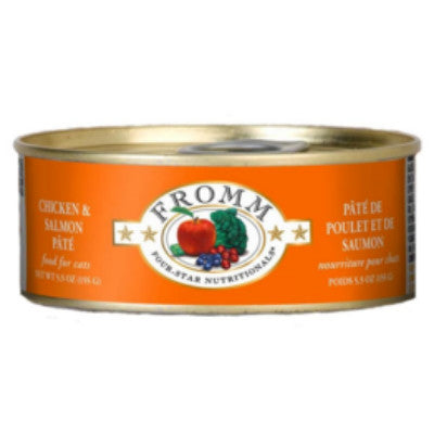Fromm Four Star Canned Cat Food Chicken & Salmon Pate  Canned Cat Food  | PetMax Canada