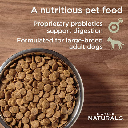 Diamond Naturals Dog Food Large Breed Adult Lamb & Rice - 18.1 Kg - Dog Food - Diamond - PetMax Canada