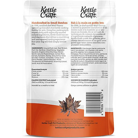 Kettle Craft Braised Beef Brisket Small Bite Dog Treats  Dog Treats  | PetMax Canada