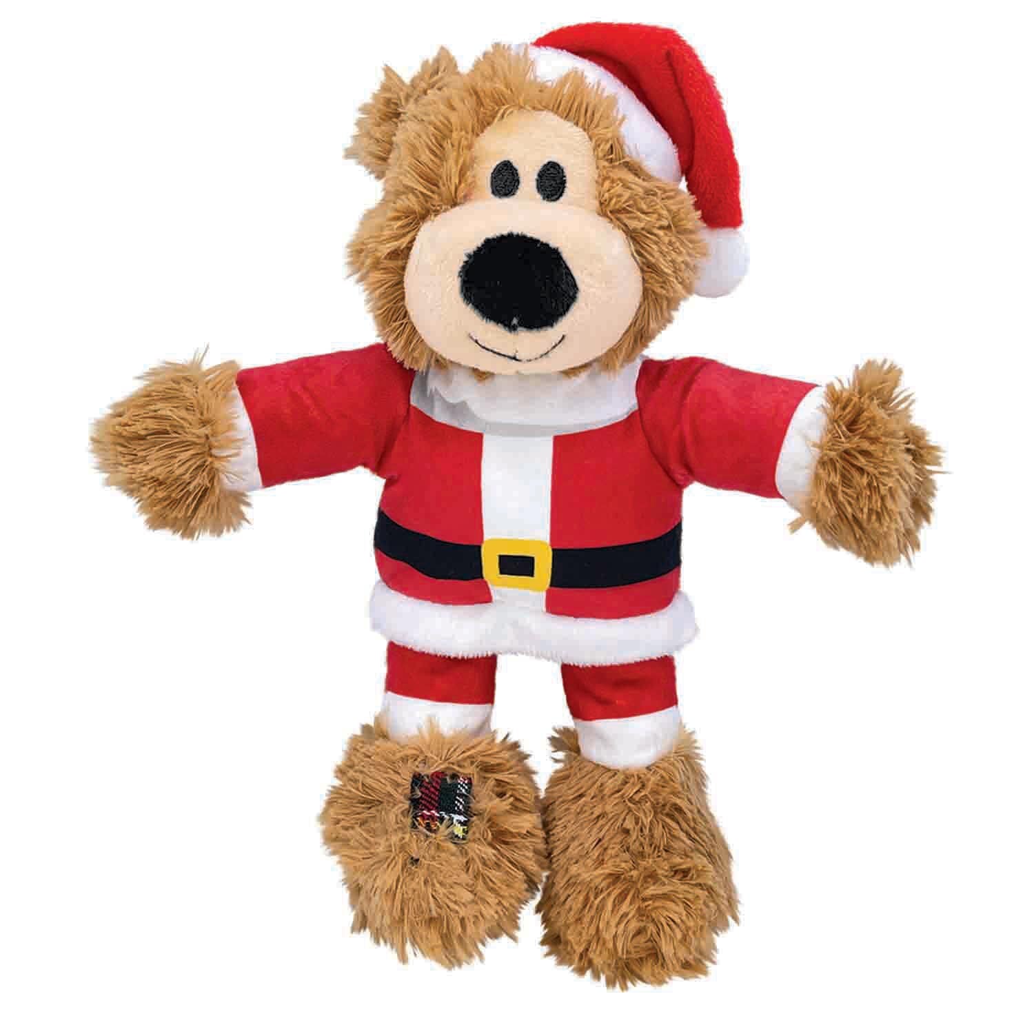Kong Holiday Wild Knots Bear Dog Toy - Assorted Colours  Dog Toys  | PetMax Canada