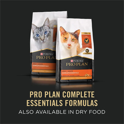 Purina Pro Plan Complete Essentials Turkey & Vegetables Entree Canned Cat Food - 156g - Canned Cat Food - Purina Pro Plan - PetMax Canada