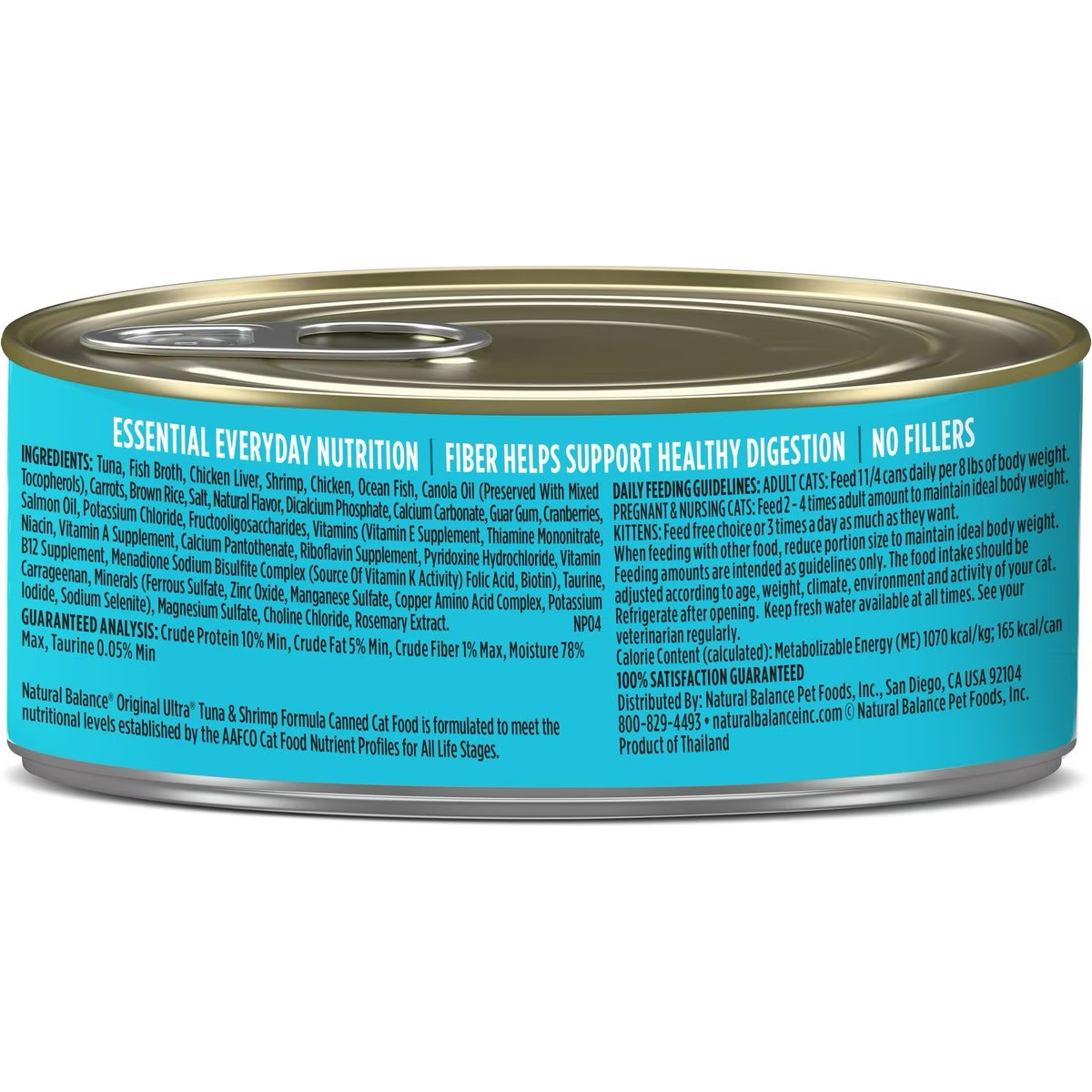 Natural Balance Ultra Premium Tuna with Shrimp Formula Canned Cat Food  Canned Cat Food  | PetMax Canada