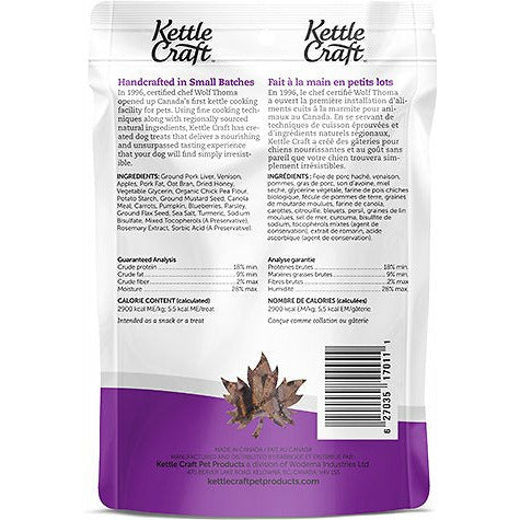 Kettle Craft Venison & Okanagan Apple Small Bite Dog Treats  Dog Treats  | PetMax Canada
