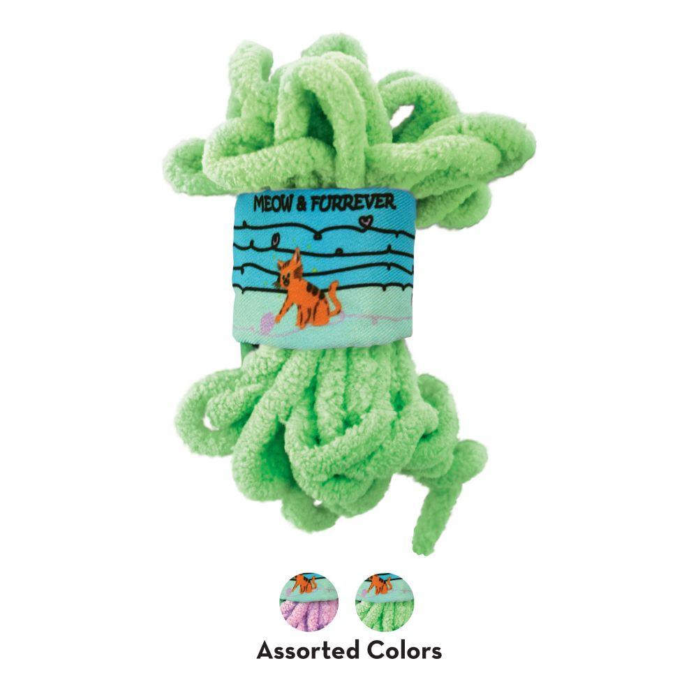 Kong Cat Toy Pull-A-Partz Yarnz Assorted Colours - Yarnz Assorted - Cat Toys - Kong - PetMax Canada
