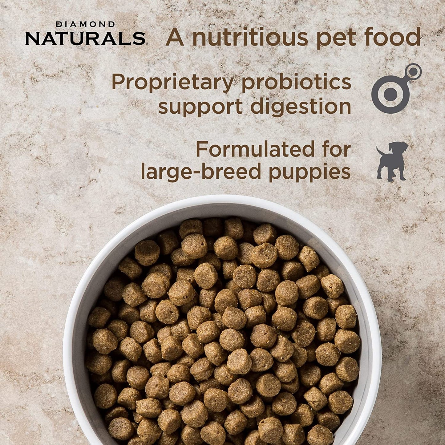 Diamond Naturals Large Breed Puppy Food Lamb & Rice Recipe  Dog Food  | PetMax Canada