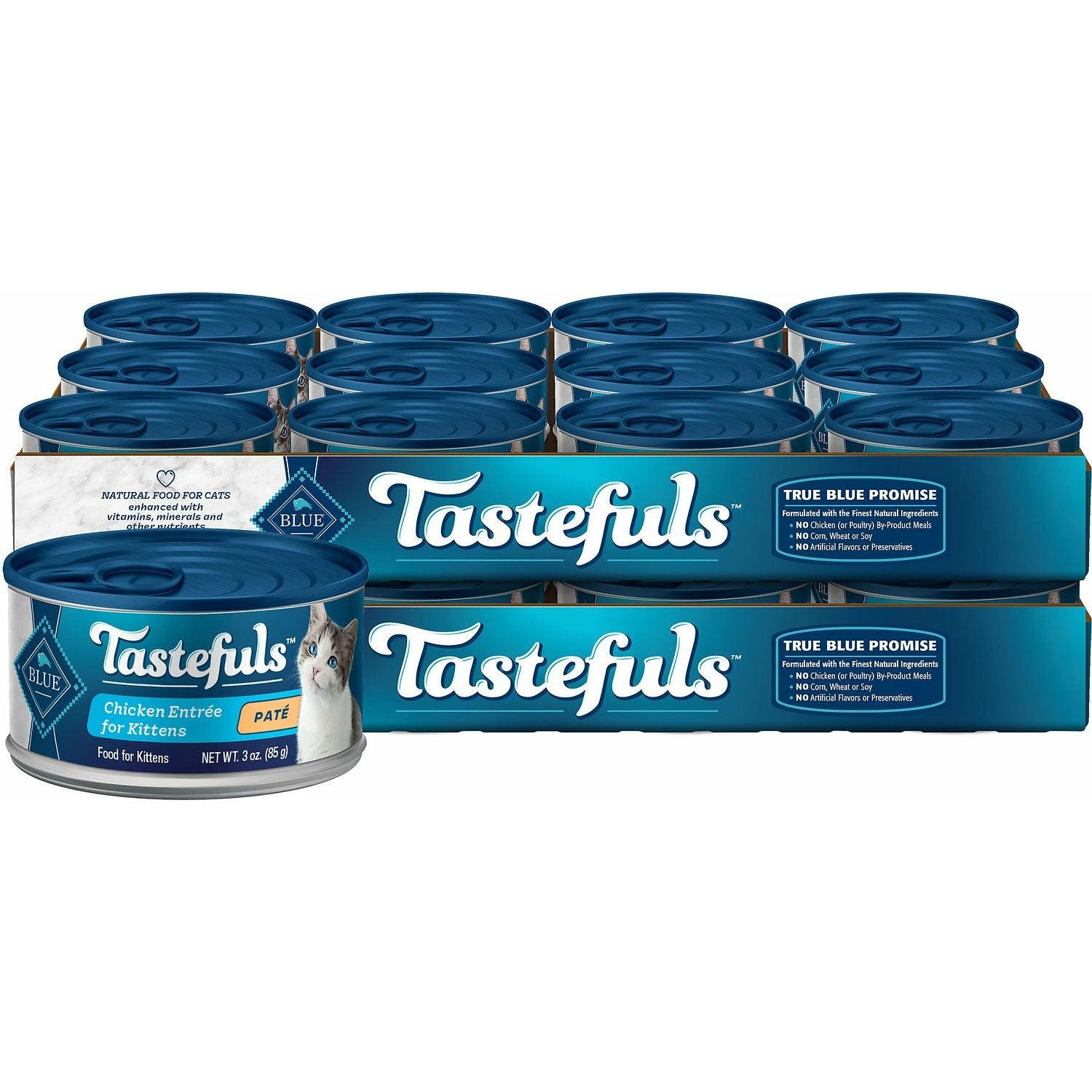 Blue Buffalo Tastefuls Kitten Chicken Entree Pate  Canned Cat Food  | PetMax Canada