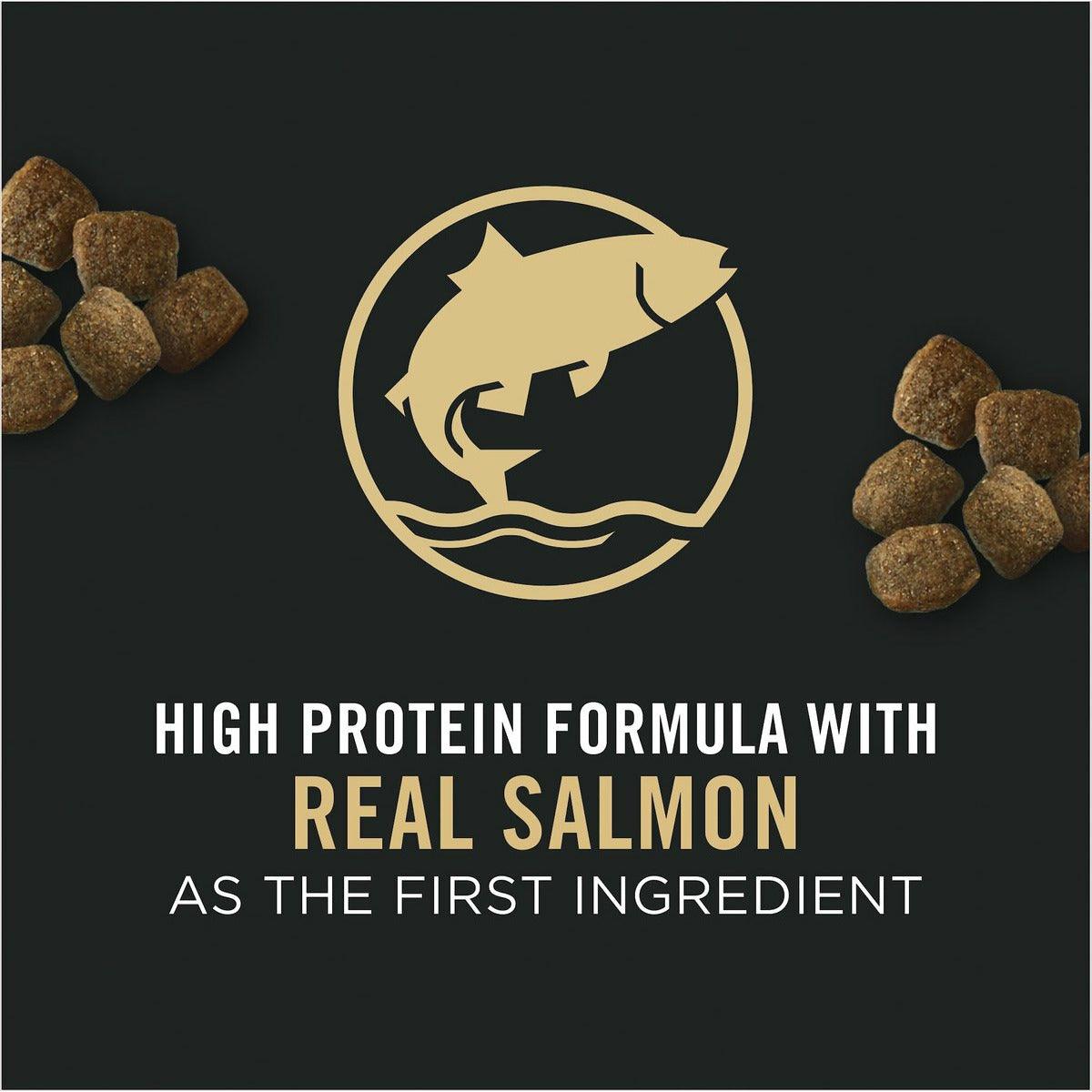 Purina Pro Plan Sensitive Skin & Stomach 7+ Salmon & Rice Formula Dry Dog Food - 10.9 Kg - Dog Food - Purina Pro Plan - PetMax Canada