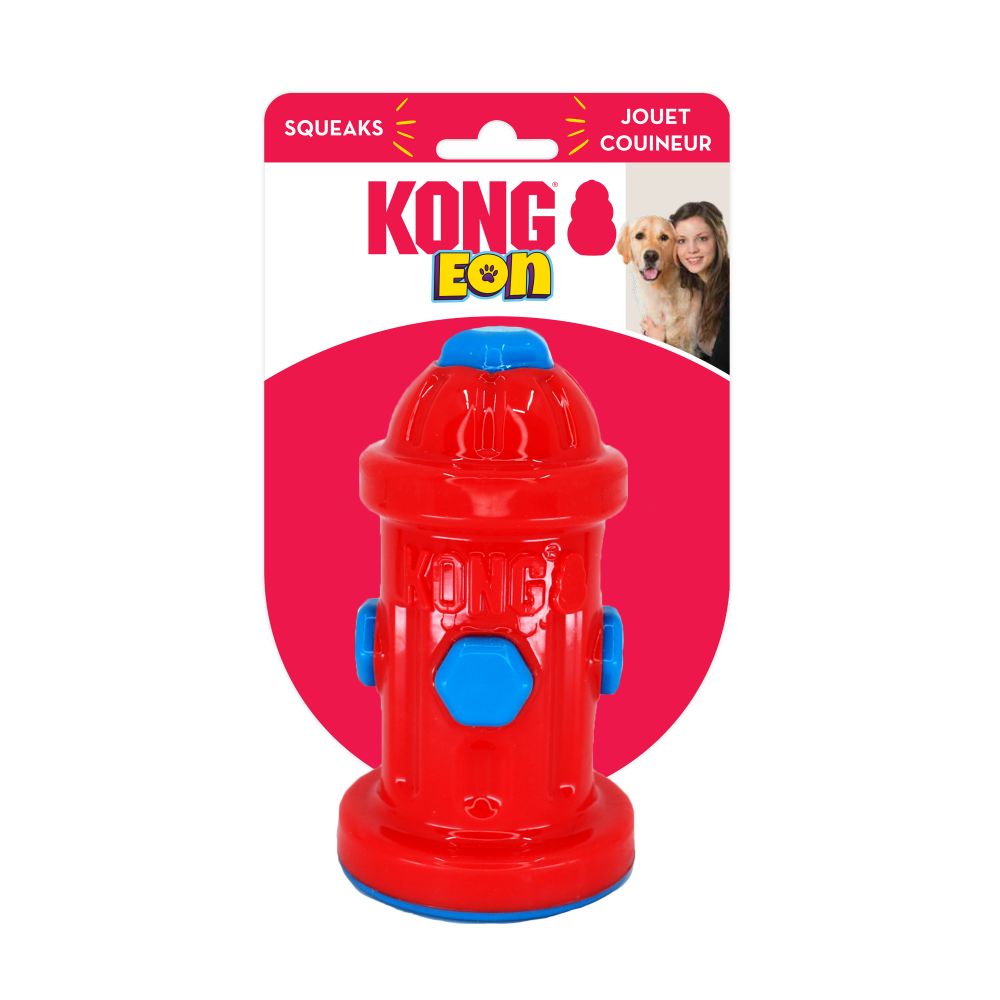 Kong Dog Toy Eon Fire Hydrant  Dog Toys  | PetMax Canada