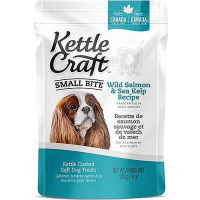 Kettle Craft Wild Salmon & Sea Kelp Small Bite Dog Treats  Dog Treats  | PetMax Canada