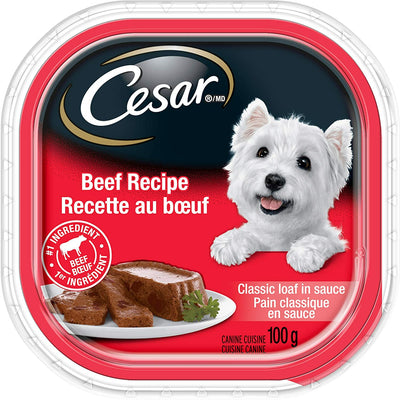 Cesar Classic Beef Loaf in Sauce Wet Dog Food  Canned Dog Food  | PetMax Canada