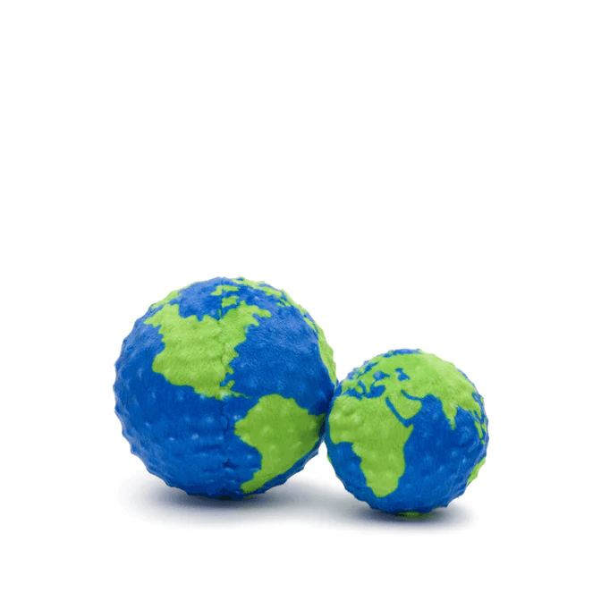 Fabdog Faball Squeaky Earth - Small - Dog Toys - Fabdog - PetMax Canada