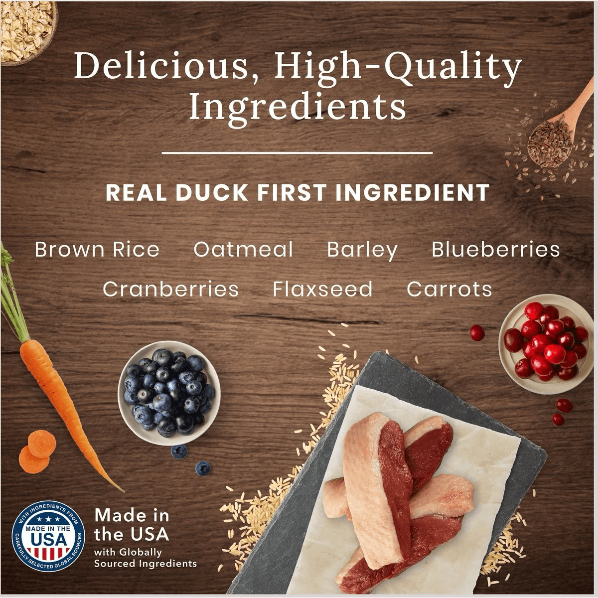 Duck and online oatmeal dog food