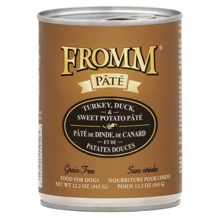 Fromm Canned Dog Food Turkey, Duck, & Sweet Potato Pate  Canned Dog Food  | PetMax Canada