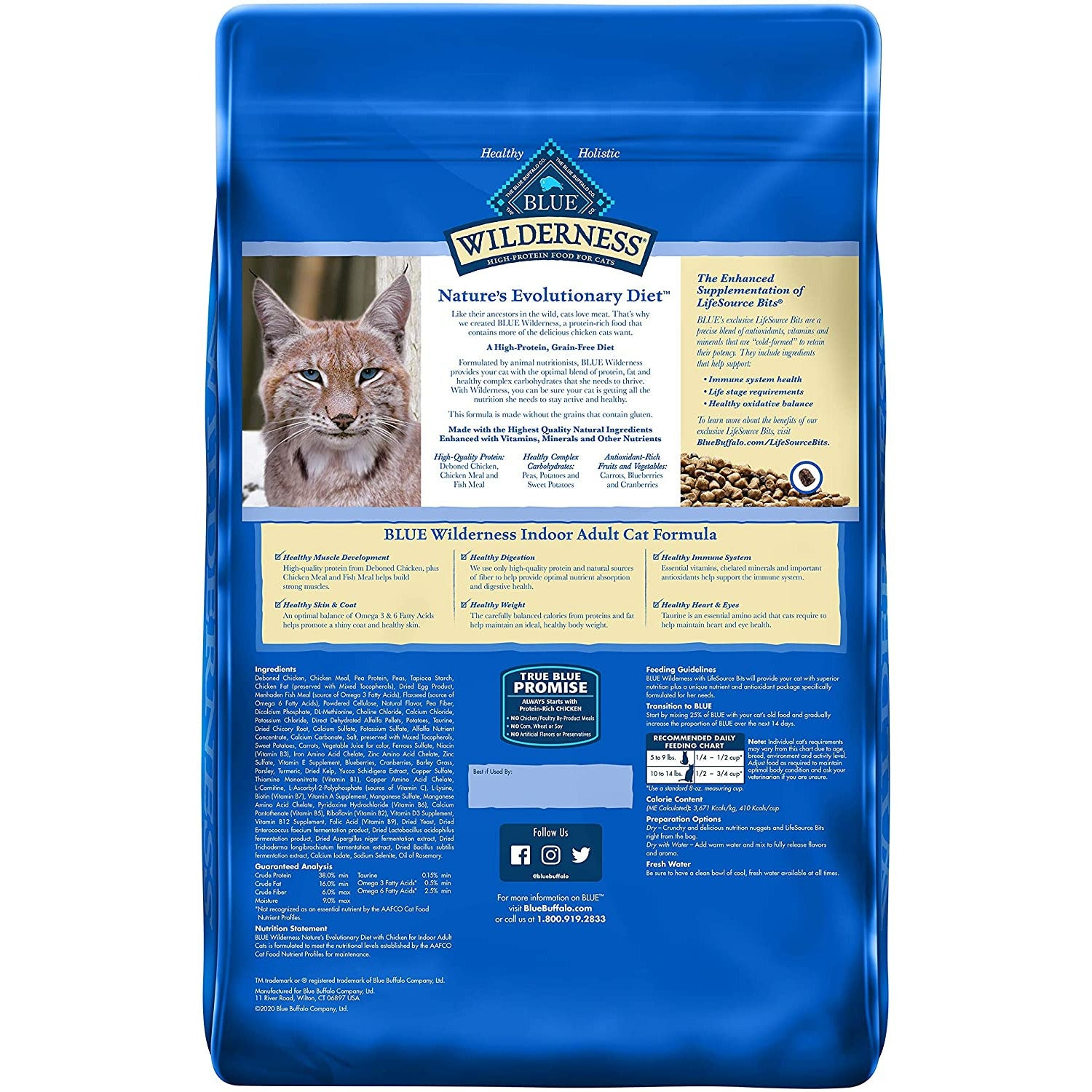 Blue Buffalo Wilderness Cat Food Indoor  Cat Food  | PetMax Canada
