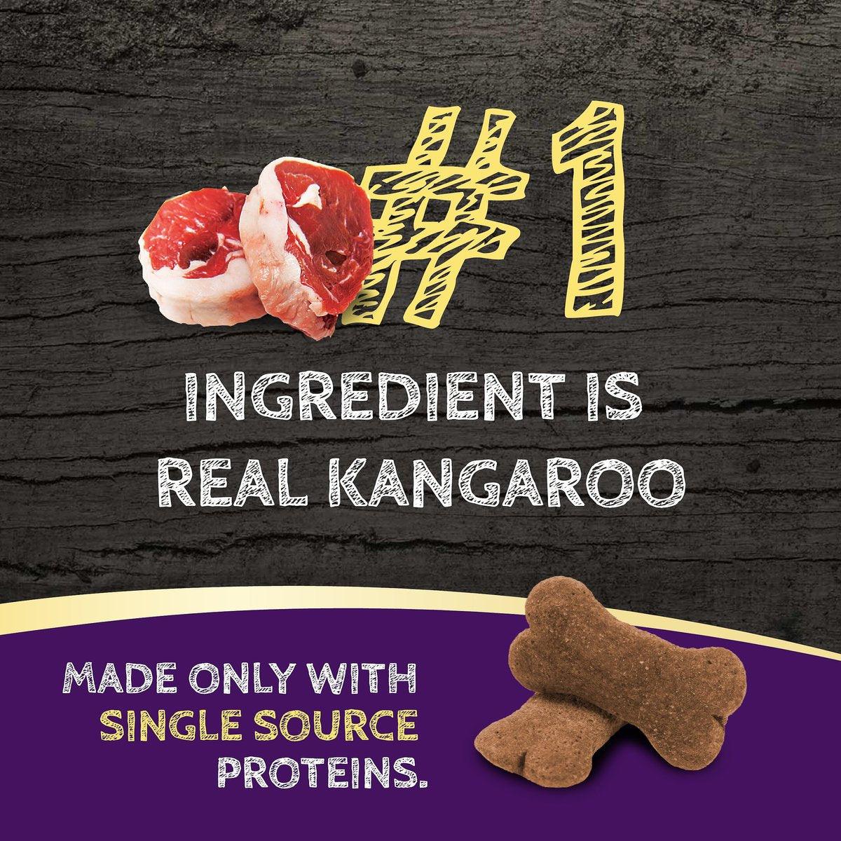 Zignature Kangaroo Formula Biscuit Treats for Dogs  Dog Treats  | PetMax Canada