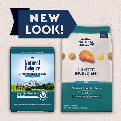 Natural Balance Limited Ingredient Diet Chicken & Rice Puppy Food - 10.9 Kg - Dog Food - Natural Balance - PetMax Canada