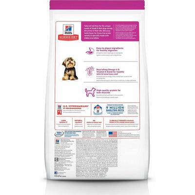Hill's Science Diet Adult Small Paws Lamb Meal & Rice Recipe Dry Dog Food - 2.04 Kg - Dog Food - Hill's Science Diet - PetMax Canada