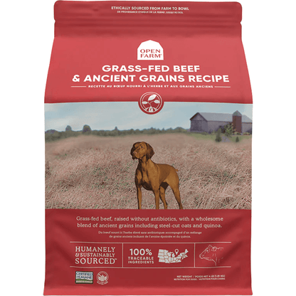 Open Farm Dog Food Grass Fed Beef & Ancient Grains - 1.82 Kg - Dog Food - Open Farm - PetMax Canada