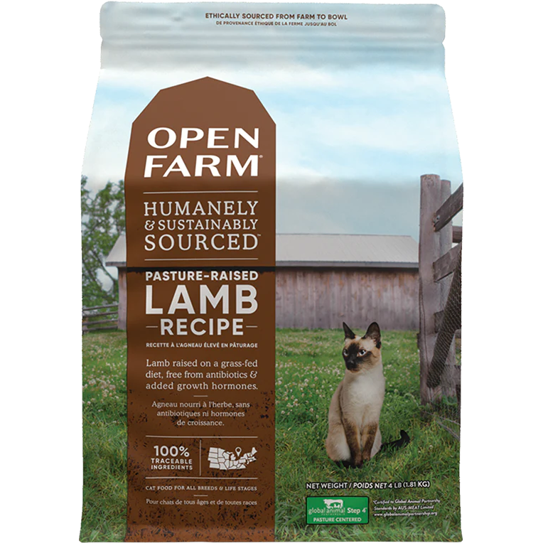 Open Farm Cat Food Pasture Raised Lamb  Cat Food  | PetMax Canada