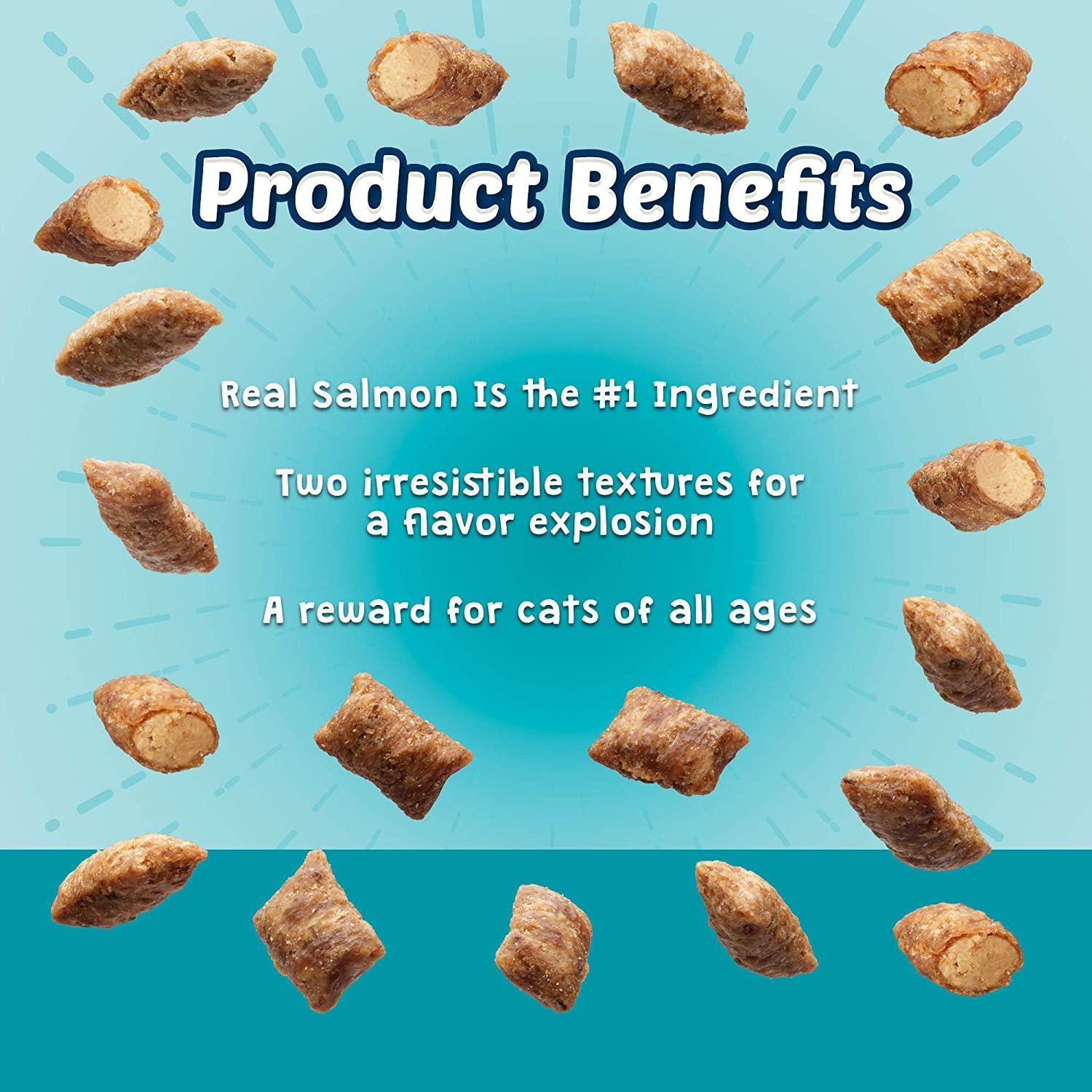 Blue Buffalo Bursts Crunchy Cat Treats Seafood Flavour - 56g - Cat Treats - Blue Buffalo - PetMax Canada