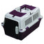 Tuff Deluxe Dog Carrier X-Small: 20 X 13 X 12 / Burgundy Plastic Crates X-Small: 20 X 13 X 12 | PetMax Canada