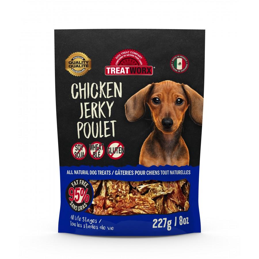 Treatworx Chicken Jerky  Dog Treats  | PetMax Canada
