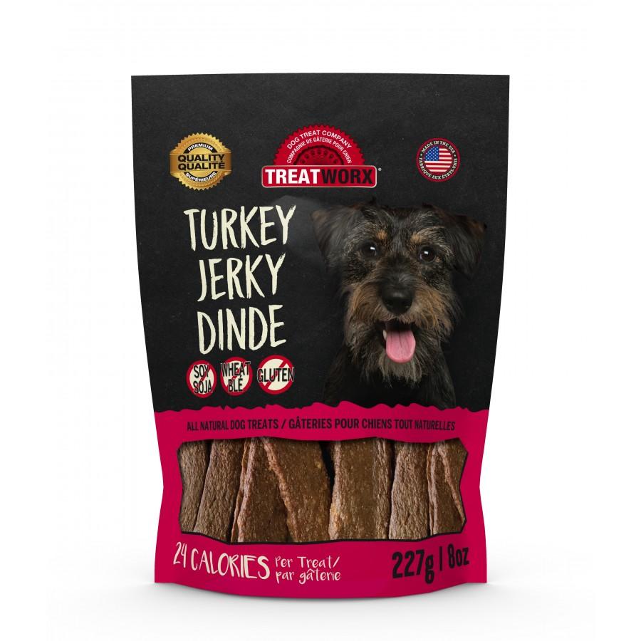 Treatworx Turkey Jerky  Dog Treats  | PetMax Canada