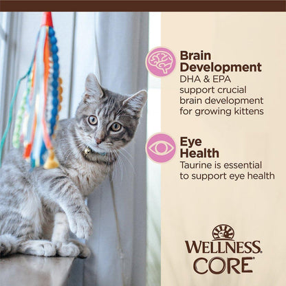 Wellness CORE Tiny Tasters Kitten Minced Chicken in Gravy Wet Cat Food - 50g - Canned Cat Food - Wellness - PetMax Canada