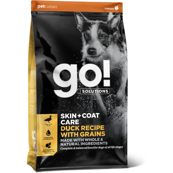 GO! SKIN + COAT CARE Duck Recipe With Grains for dogs  Dog Food  | PetMax Canada