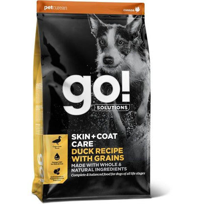 GO! SKIN + COAT CARE Duck Recipe With Grains for dogs - 10 Kg - Dog Food - Go! - PetMax Canada