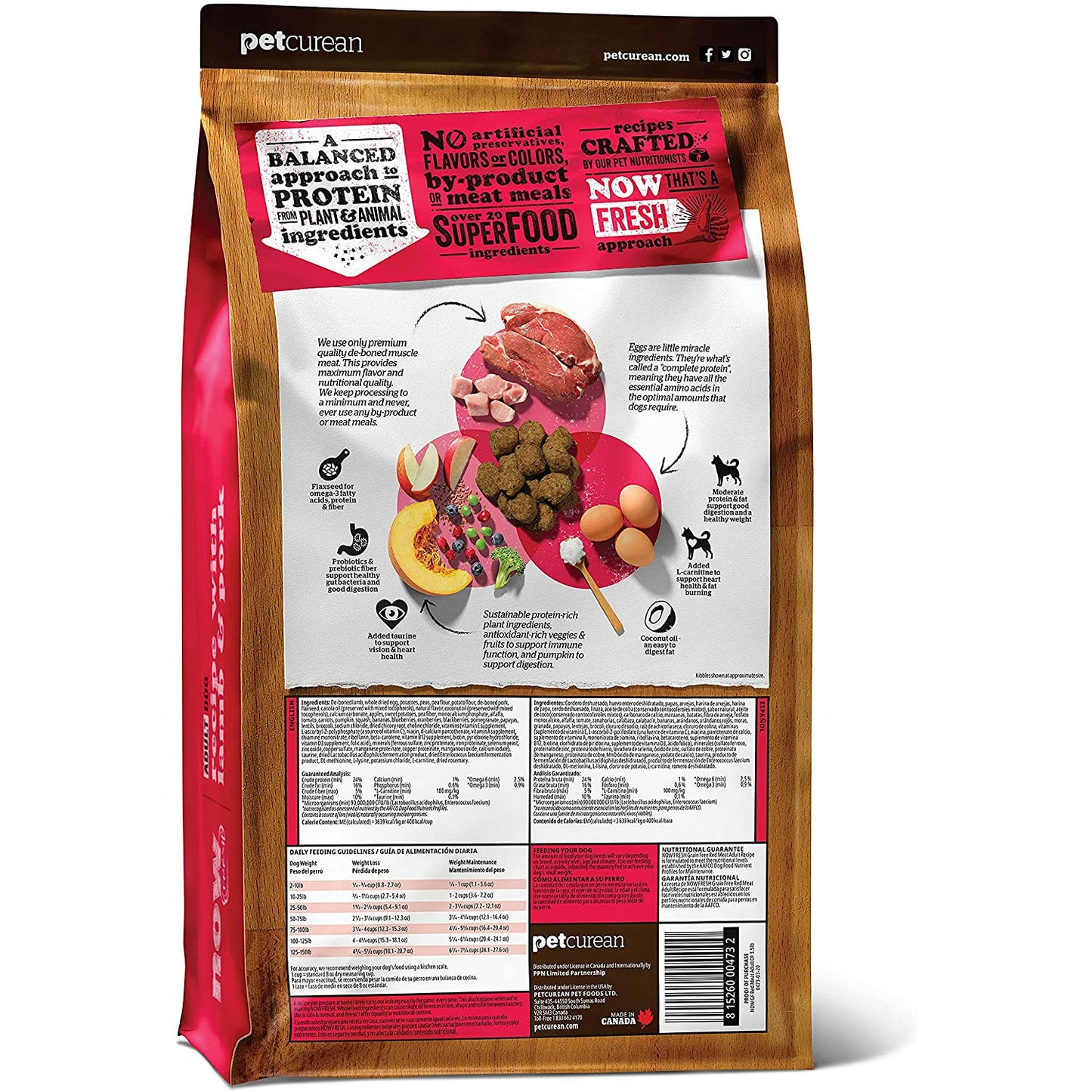 Now Fresh Grain Free Red Meat Adult Recipe for dogs  Dog Food  | PetMax Canada