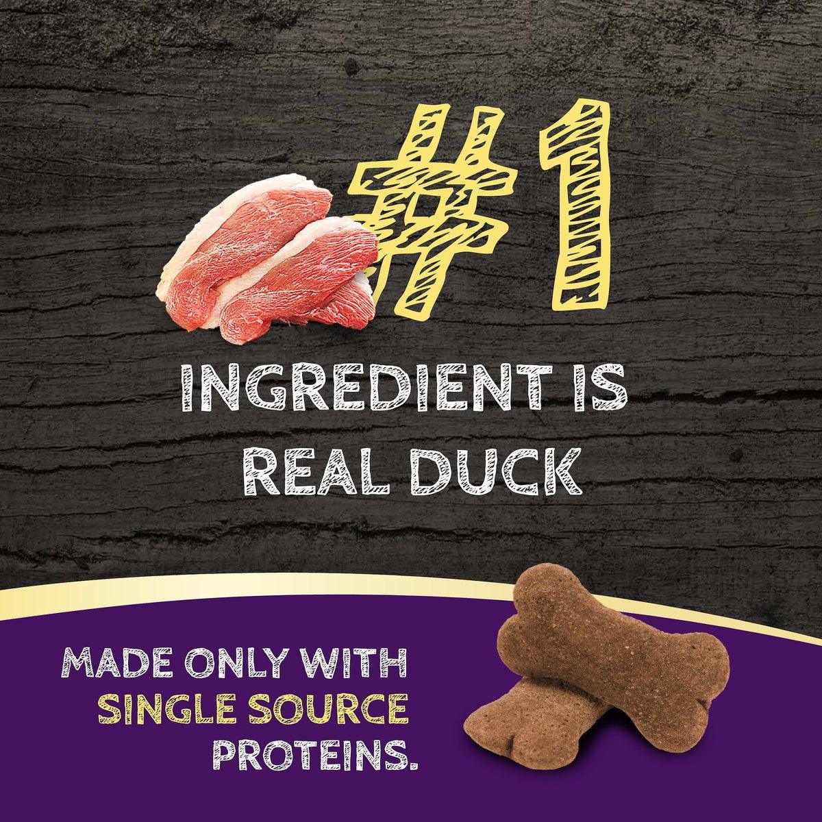 Zignature Duck Formula Biscuit Treats for Dogs  Dog Treats  | PetMax Canada