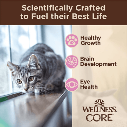 Wellness CORE Tiny Tasters Kitten Minced Chicken in Gravy Wet Cat Food - 50g - Canned Cat Food - Wellness - PetMax Canada