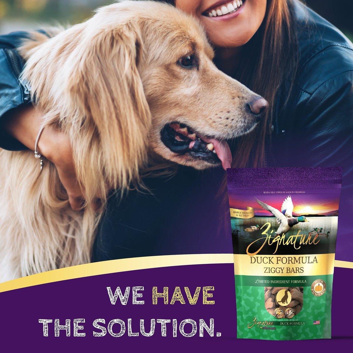 Zignature Duck Formula Biscuit Treats for Dogs  Dog Treats  | PetMax Canada