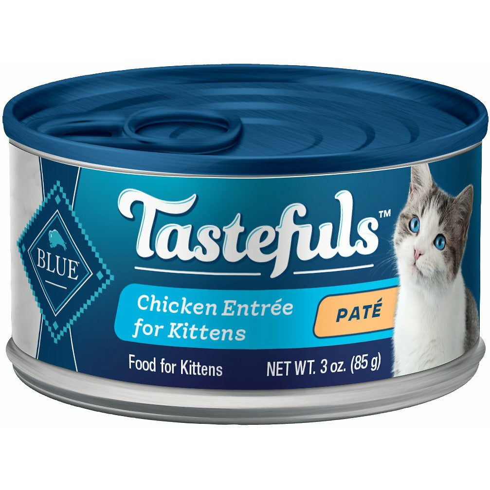 Blue Buffalo Tastefuls Kitten Chicken Entree Pate  Canned Cat Food  | PetMax Canada